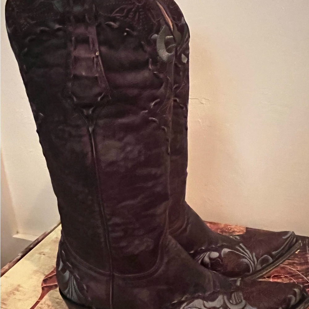 Old Gringo Black Heeled Boots